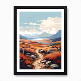 The Cateran Trail Scotland 3 Hiking Trail Landscape Art Print