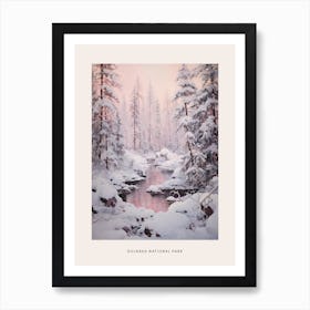 Dreamy Winter National Park Poster  Oulanka National Park Finland 1 Art Print