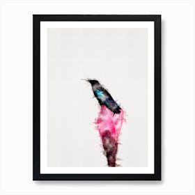 Hummingbird Watercolor Art Print