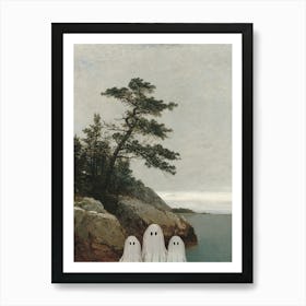 Ghosts At The Lake Art Print