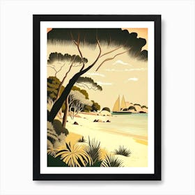 Mauritius Beach Rousseau Inspired Tropical Destination Art Print
