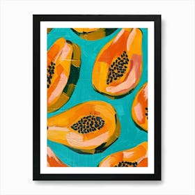 Papayas 4 Art Print