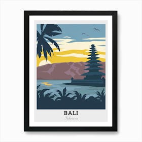 Bali Travel Poster Travel Art Print