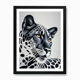 Leopard Painting Art Print