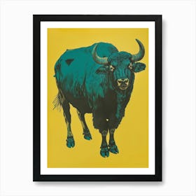 Bull Illustration 2 Art Print