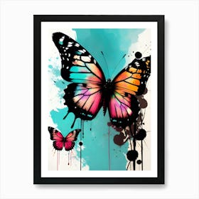 Butterfly Painting 200 Art Print