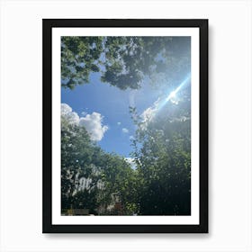 London Sky Art Print