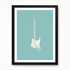 Guitar Art - S Type Art Print