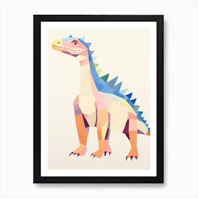 Nursery Dinosaur Art Cryolophosaurus Art Print