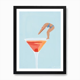 Cocktail Dip Art Print