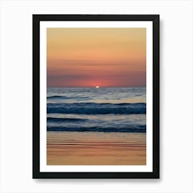 Sunset At The Beach 54 Art Print