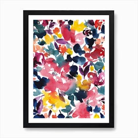 Dream Of Spring Abstract Floral 2 Art Print