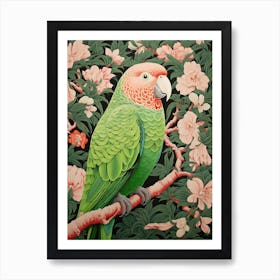 Ohara Koson Inspired Bird Painting Parrot 1 Art Print