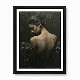 'The Back Of A Woman' Art Print