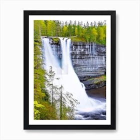 Jägala Waterfall, Estonia Majestic, Beautiful & Classic (2) Art Print