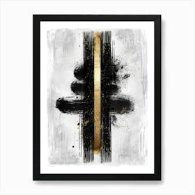 Black And Gold Canvas Print 34 Art Print