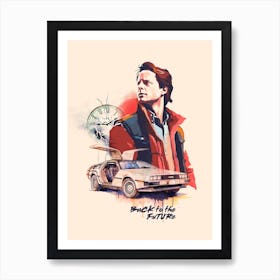 Marty Mcfly Art Print