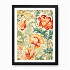 Floral Wallpaper 85 Art Print