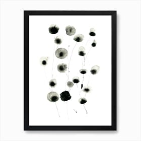 Soft seed heads Art Print