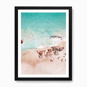 Golden Rose Beach Art Print