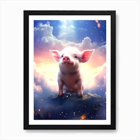 Pig In The Sky Art Print