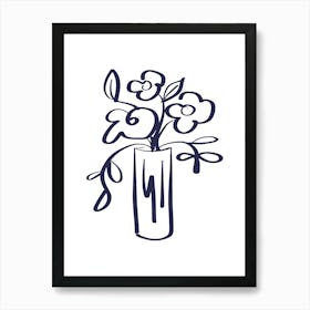 Flowers In A Vase Art Print