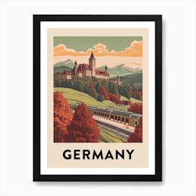 Vintage Travel Poster Germany 7 Art Print