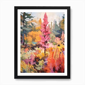 Autumn Gardens Painting Bellevue Botanical Garden 2 Art Print