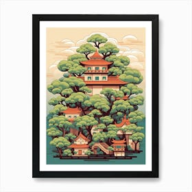 Bonsai Tree Japanese Style 11 Art Print