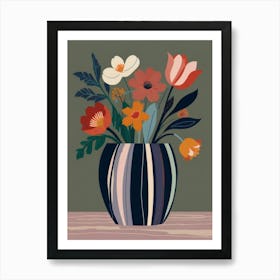 Flowers In A Vase 7 Art Print