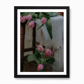 Pink Tulips 1 Art Print