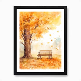 Cute Autumn Fall Scene 48 Poster