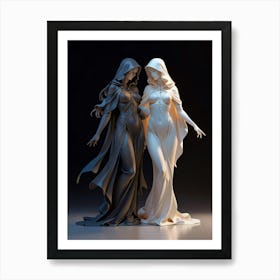 Two Witches Art Print