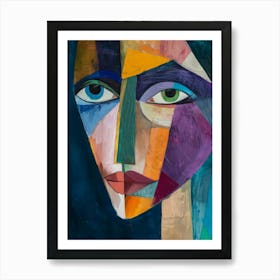 Abstract Portrait Of A Woman 42 Art Print