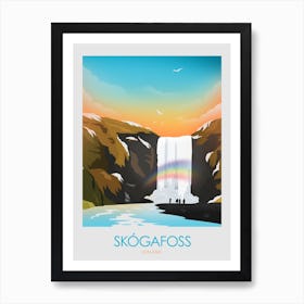 Skogafoss Iceland  Art Print