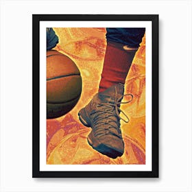 Basketball Abstract Art Print
