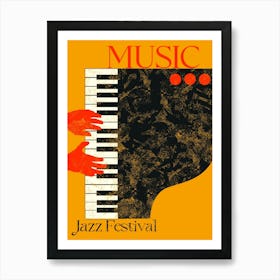 Jazz Festival Art Print