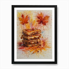 Stack Of Pancakes Art Print
