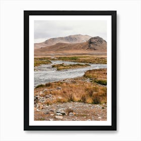 River In Pakistan Art Print