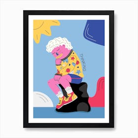 The Thinker Art Print