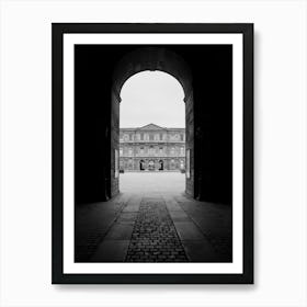 Louvre, Paris | Black and White Photography Art Print