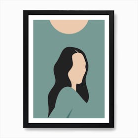 Portrait Of A Woman 3 Art Print