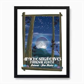 Apache-Sitgreaves National Forest Arizona New Mexico  Art Print