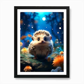 Hedgehog 1 Art Print