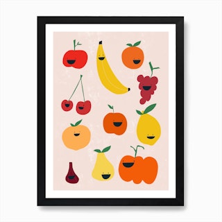 Fruit & Veggies Art Print