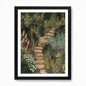 In The Garden Sissinghurst Castle Garden United Kingdom 3 Art Print