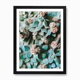 Roses de coure Art Print