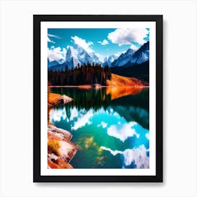 Mountain Lake 15 Art Print