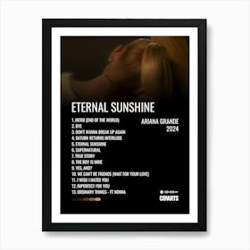 Eternal Sunshine Ariana Grande - Album Poster Art Print