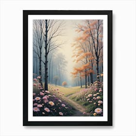 Path In The Woods 5 Art Print